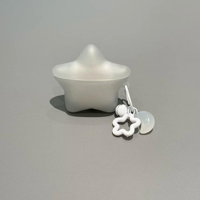 1 piece of star earphone case,Cute wireless Bluetooth earphone case, drop resistant, durable and stylish accessory, suitable for AirPods pro3/1/2/3/4/pro/pro2(Different models may have different shapes) 1 piece of star earphone case,Cute wireless Bluetooth earphone case, drop resistant, durable and stylish accessory, suitable for AirPods pro3/1/2/3/4/pro/pro2(Different models may have different shapes)