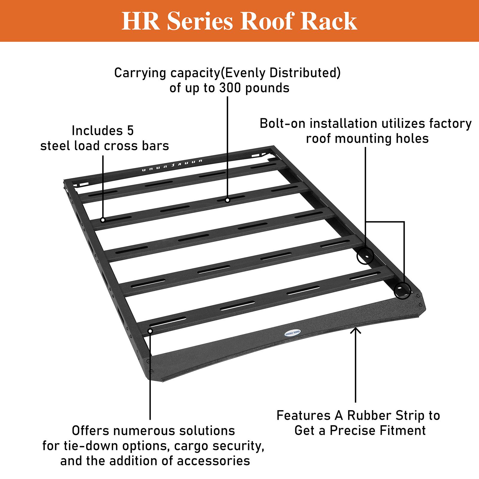 Hooke Road Roof Rack For 2010-2024 Toyota 4Runner Automotive Accessories