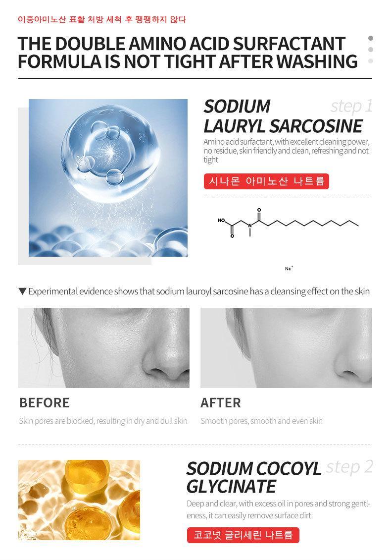 Deleventh Bearberry Amino Acid Cleanser, Gentle Cleanse, Makeup Removal, Oil Control, Acne Treatment, 100g, Face Wash for Sensitive Skin