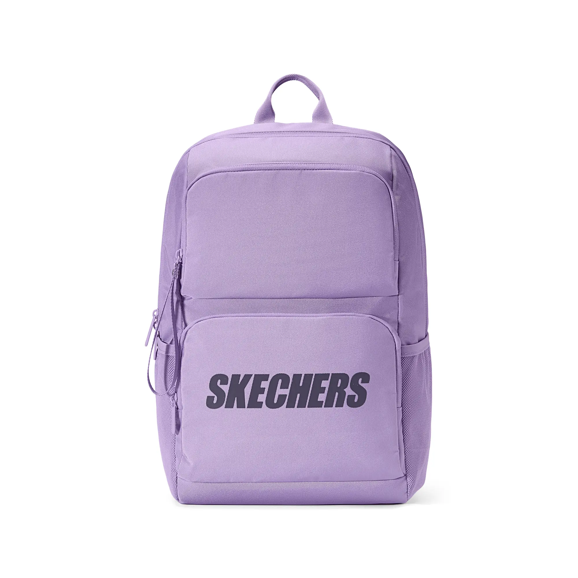 Skechers Lavender Purple Polyester Backpack for Students – Minimalist Unisex Design