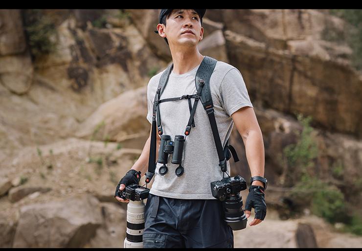 PGYTECH Camera Strap Master for Muti Cameras, Dual Shoulder Camera Straps