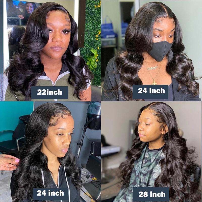 Bling Hair 13x6 HD Lace Frontal Human Hair Wigs Body Wave Pre Plucked Lace Front Real Hair Wig 4x4 Lace Wigs For Women TikTokShopHolidayHaul