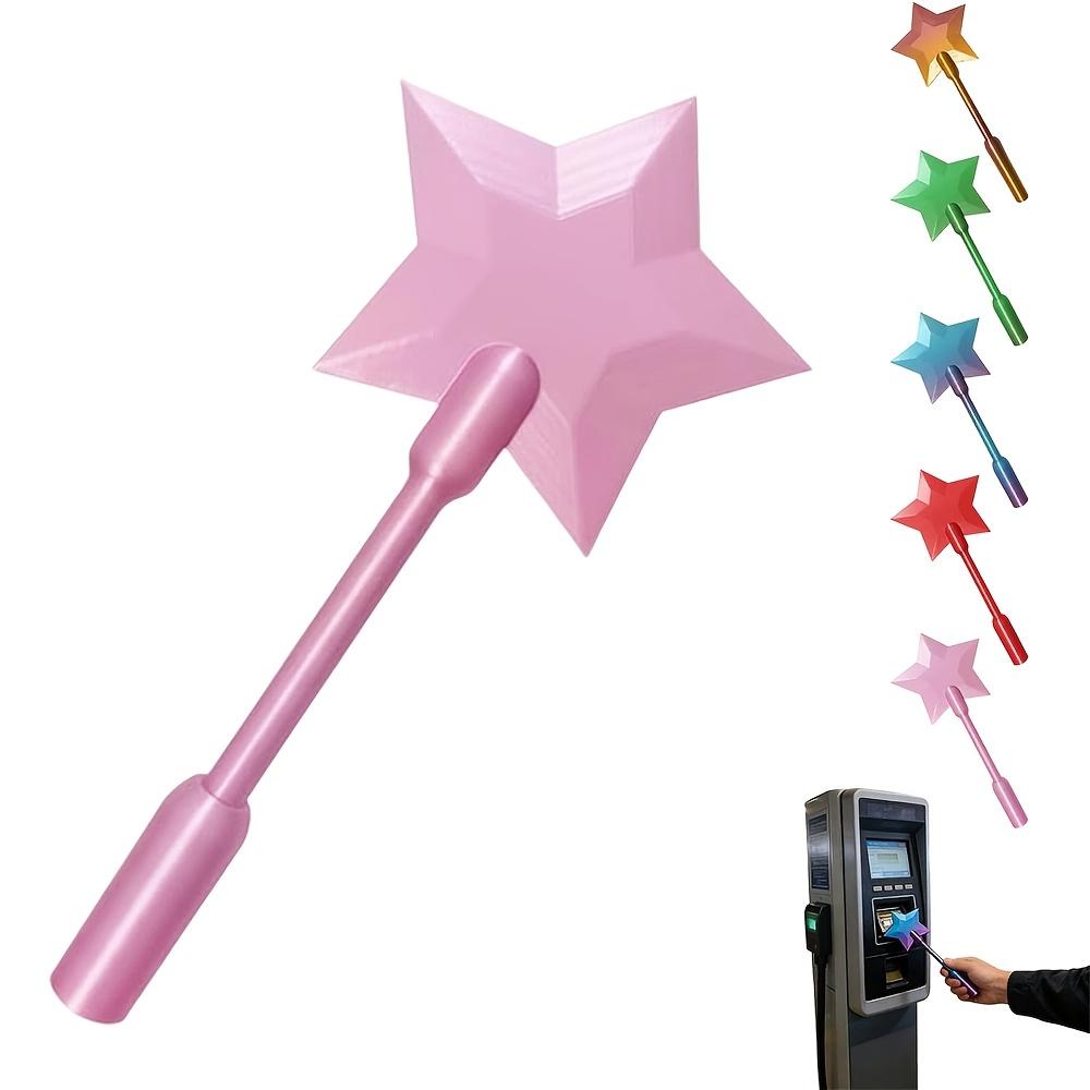 3D Printed Magic Wand Qr Code Payment, Contactless Card Holder, Party Gift, Event Prop, Starlight Magic Wand, Ideal for Card Payments