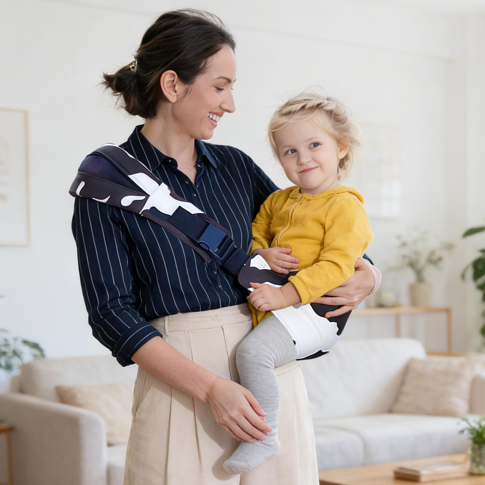 Baby Crossbody Carrier Strap, Infant Carrier, Portable Compact Travel Portability Single Shoulder Baby Carrying Belt with Durable Construction, Perfect for Christmas Halloween Easter Gifts
