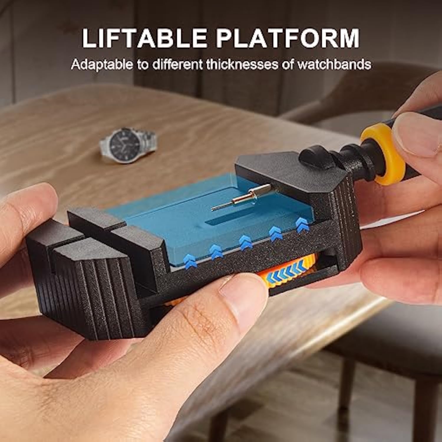 JOREST Watch Link Removal Kit, Resizing Tool for Bracelet Adjustment & Replacement, Pin Remover for Sizing Strap, Watch Adjuster, Hammer for Watch Repair, Adjust Band, with User Manual, Punches