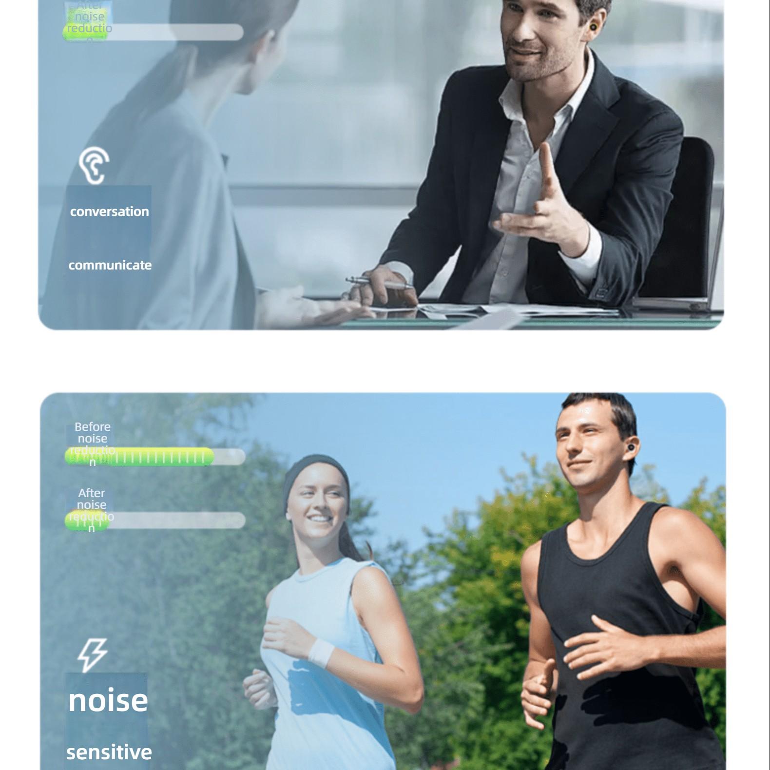 3-Layer Waterproof Reusable Silicone Ear Plugs, 2 Pairs for Swimming, Surfing, Snorkeling, Adults & Teens Aged 14+