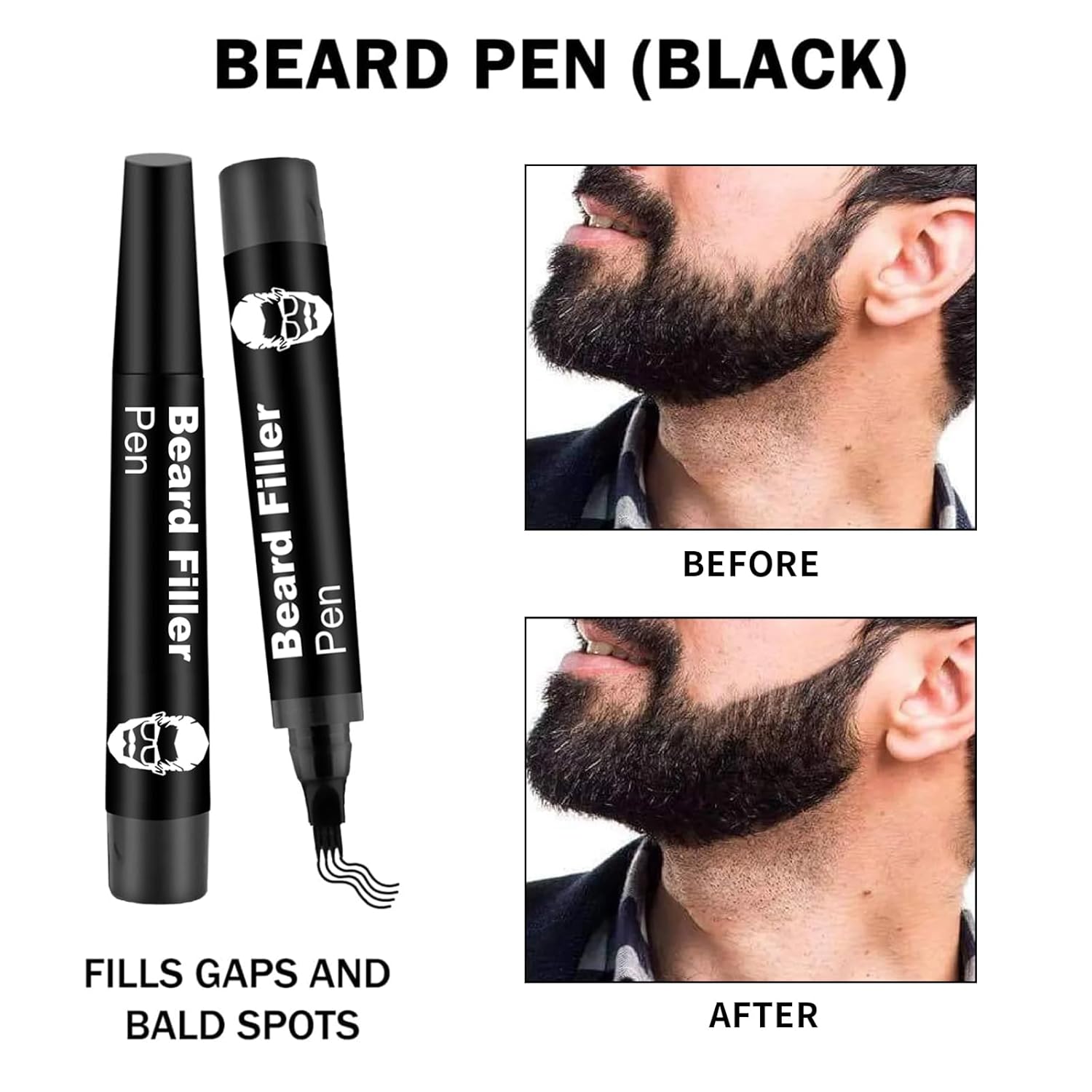 1PC Beard Pen Filler for Men – Waterproof, Sweatproof, Long-Lasting Beard & Hairline Filler – Natural Finish for Beard, Mustache, Scalp, Patch Cover – Includes Beard Brush – Ideal Gift for Father, Husband, Boyfriend Grooming Makeup Facial Lash Cosmetic 1PC Beard Pen Filler for Men – Waterproof, Sweatproof, Long-Lasting Beard & Hairline Filler – Natural Finish for Beard, Mustache, Scalp, Patch Cover – Includes Beard Brush – Ideal Gift for Father, Husband, Boyfriend Grooming Makeup Facial Lash Cosmetic