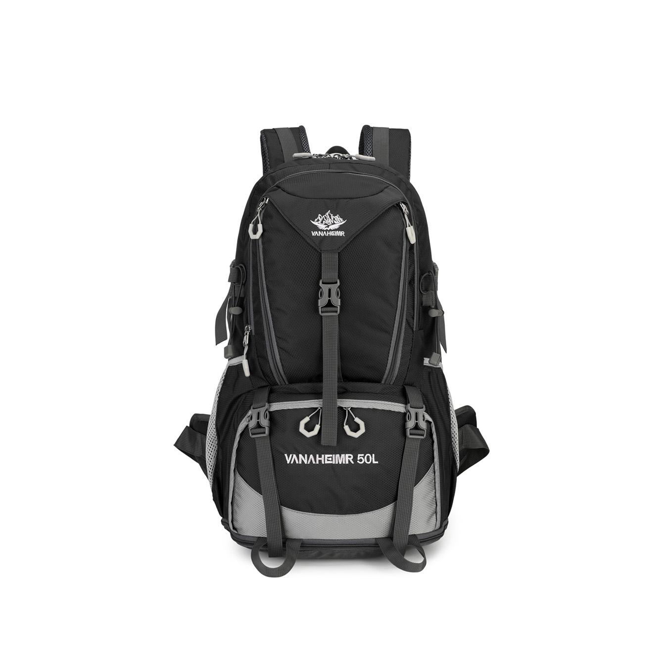 1PC Men's backpack with expandable contrasting zipper closure, fashionable and versatile, simple and suitable for daily commuting, outdoor travel, sports cycling, hiking, hiking, camping, suitable for students, campus men's backpack