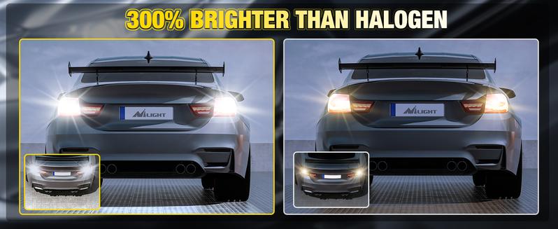 Nilight 1156 4014 63SMD BA15S 7506 1003 1141 P21W LED Bulbs (Pairs) Super Bright Waterproof Headlight Longer Lifespan Easy Installation  dealsforyoudays