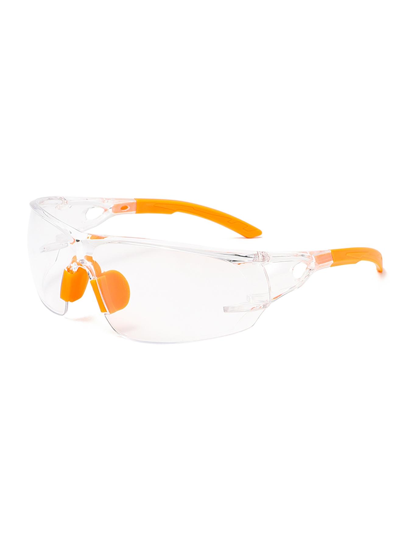 Fashion Goggles with Clear Lenses, Anti-scratch Protection Eyeglasses for Men and Women, Ideal for Daily Use and Outdoor Activities