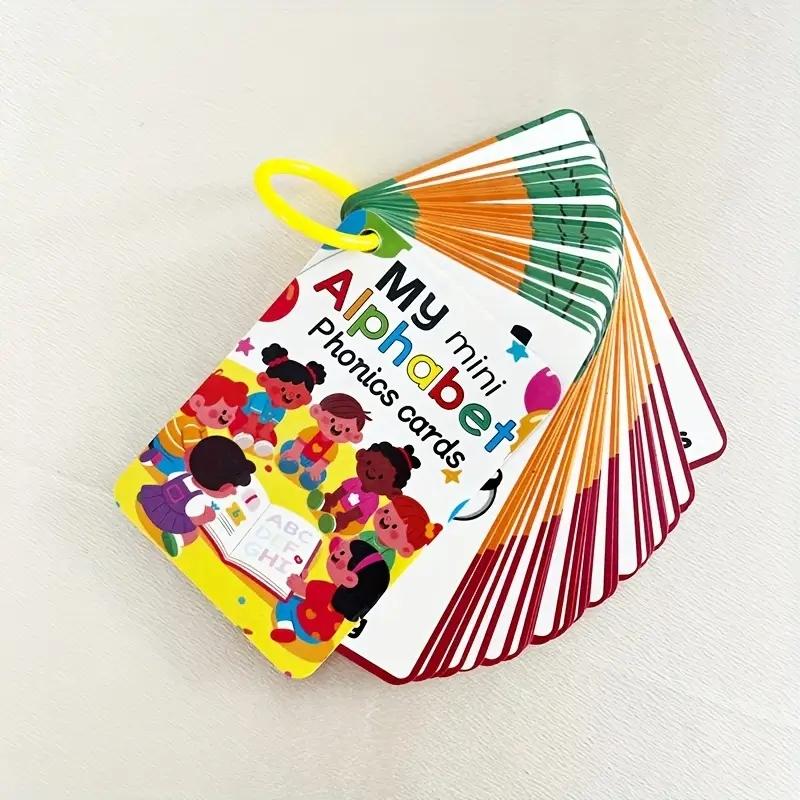 English Alphabet Set, Pronunciation Cards, Educational Learning Tool, Perfect Gift for Easter and Christmas, School Use