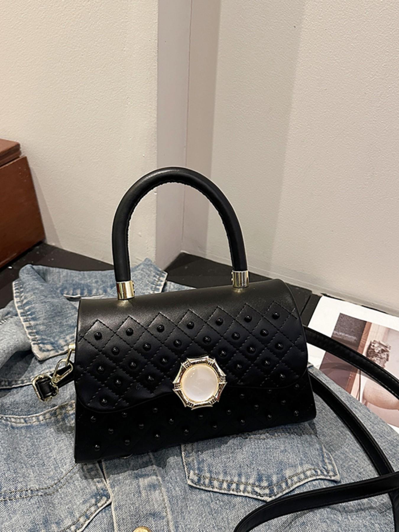 Elegant Single Shoulder Crossbody Handbag, Pure Color High-End Women's Bag, Stylish and Fashionable, Perfect for Daily Use