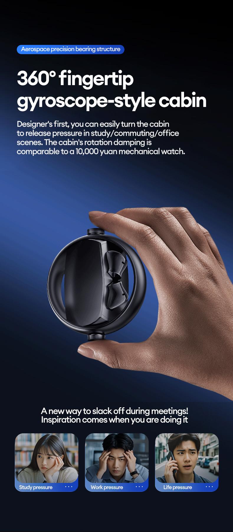 In-ear & clip-on 2-in-1 wireless Bluetooth headset Bluetooth 6.0 IPX5 sports waterproof and sweatproof Two earphones connected at the same time for uninterrupted listening Couple earphones