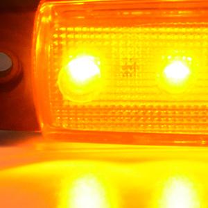 Nilight 10PCS 3.8” 6 Amber Indicator Rear Side Truck Trailer RV Cab Boat Bus Lorry LED Marker Clearance Light