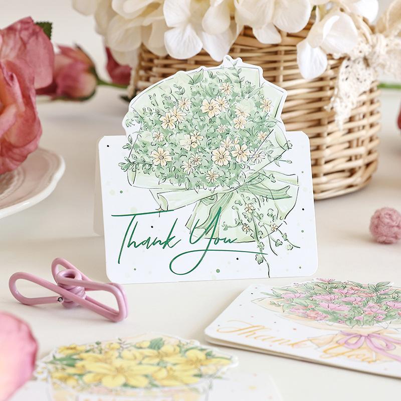 10 Pack Floral Greeting Cards - Mother's Day, Women's Day, Valentine's, Teacher's Day, Thanksgiving & Party All-Purpose Cards