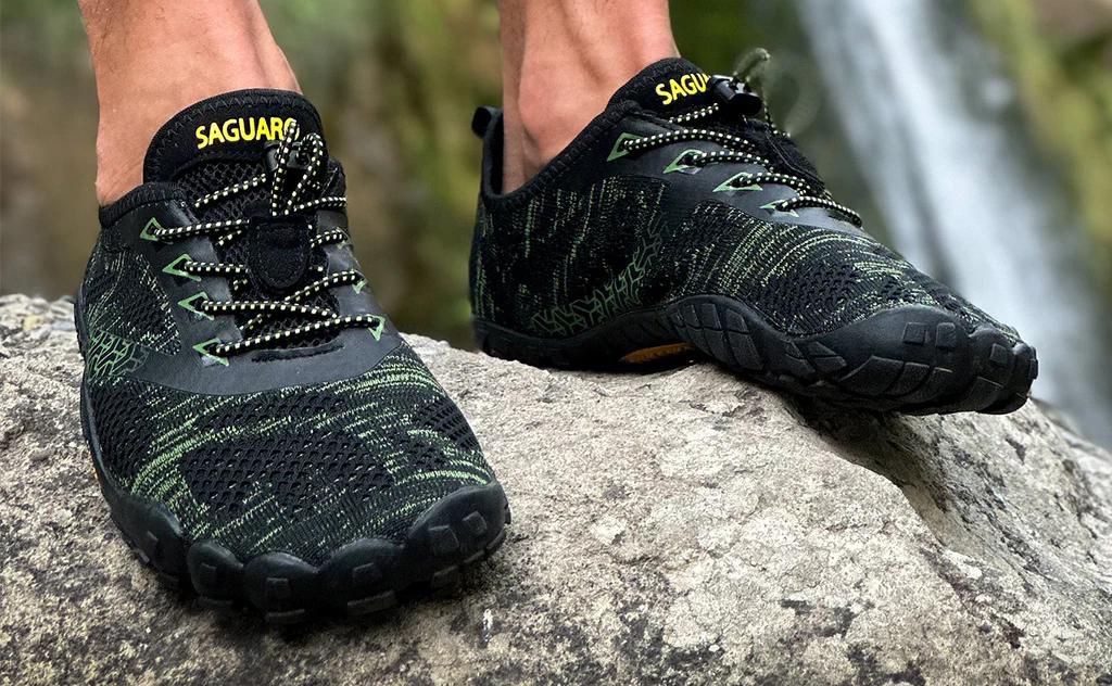 New Drops Saguaro Smart II - Men‘s and Women‘s Minimalist Shoes with Zero Drop Lightweight Breathable 5 Wide Toes Barefoot shoes Runner Outdoorfun  Comfortable