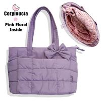 B-Pinkish Purple-Pink Floral -Bow