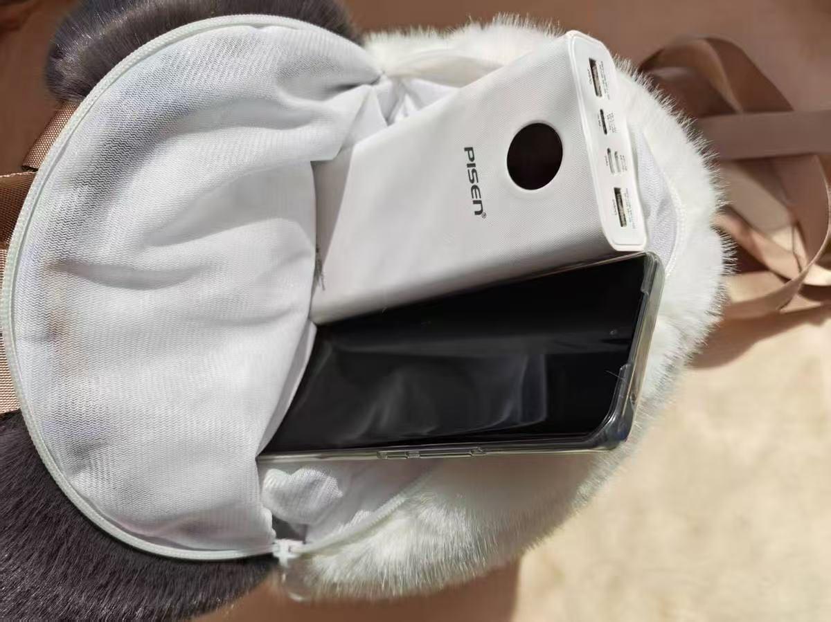 Cute Three-Color Cat Plush Backpack, Cat Stuffed Animal Shoulder Bag, Soft Birthday Gift for Kids Girls, Outing Present