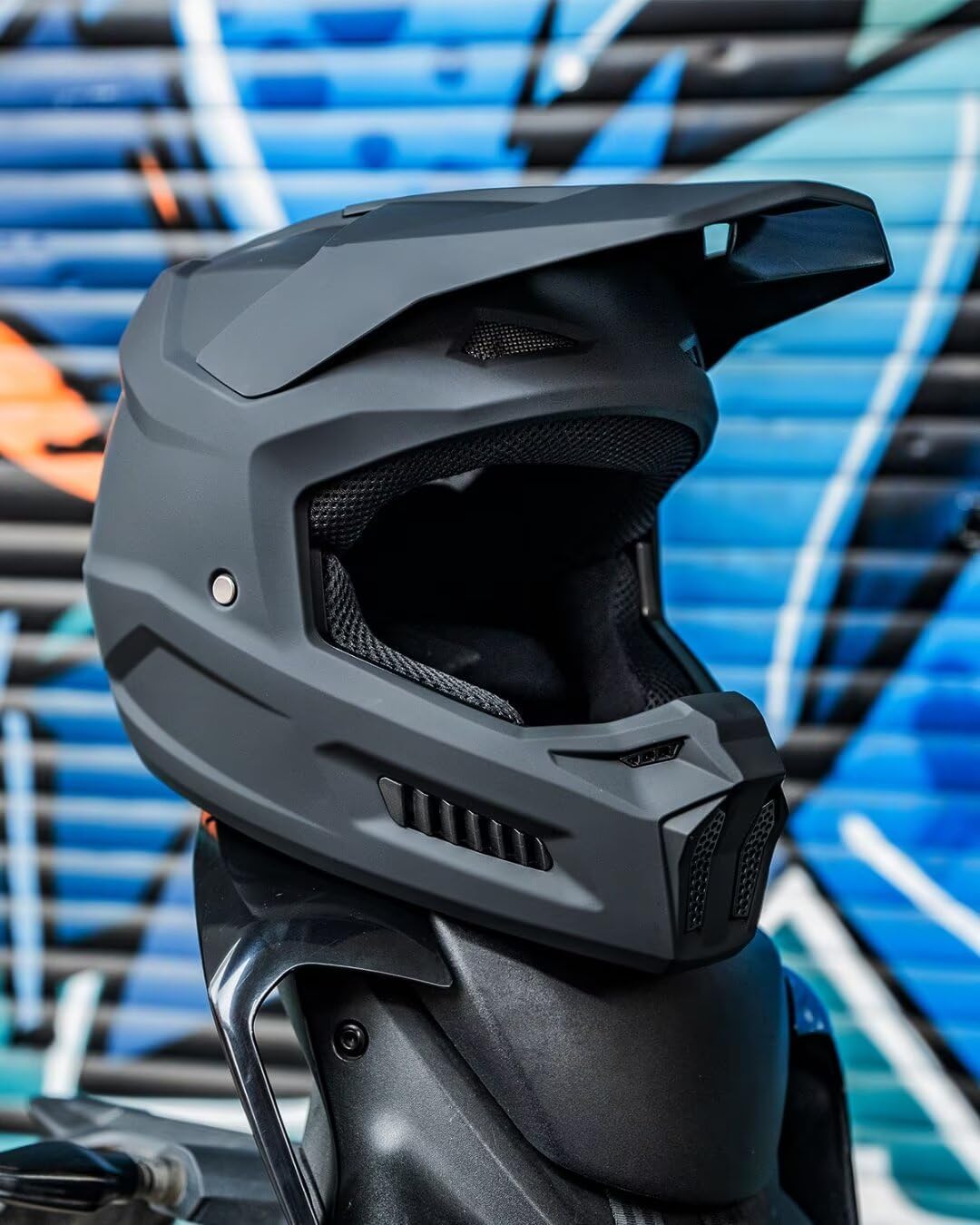 Youth Dirt Bike Helmets Kids ATV Helmet Motorcross BMX Off Road Motorbike with Goggles Gloves Mask DOT Model MT601Y (Matte Black, Youth-Large)