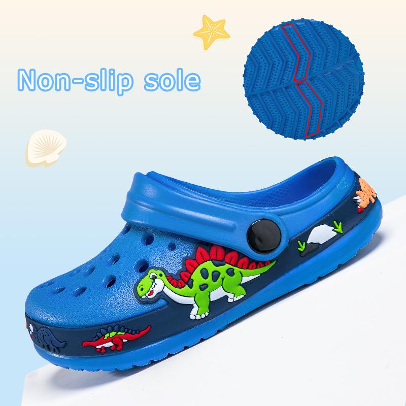 Drecage Toddler Clogs Kids Clogs for Girls Boys Slip on Garden Clogs Slide Sandals Waterproof Beach Pool Shoes Slipper