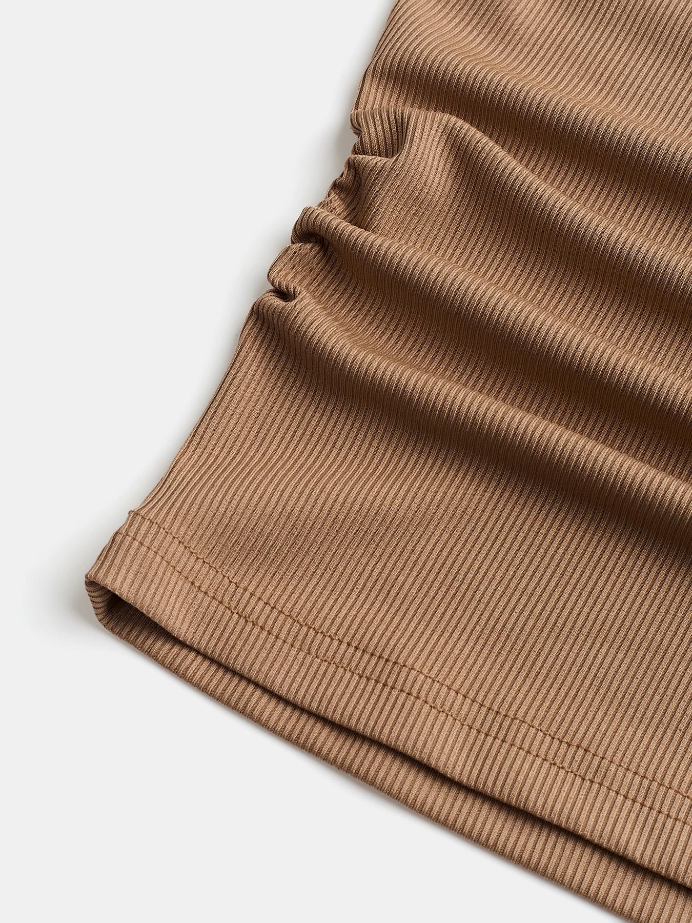 Womens Summer Outfits 2 Piece Sets Casual Clothes Ribbed Knit Crop Tube Top Wide Leg Pants Spring Matching Lounge Set