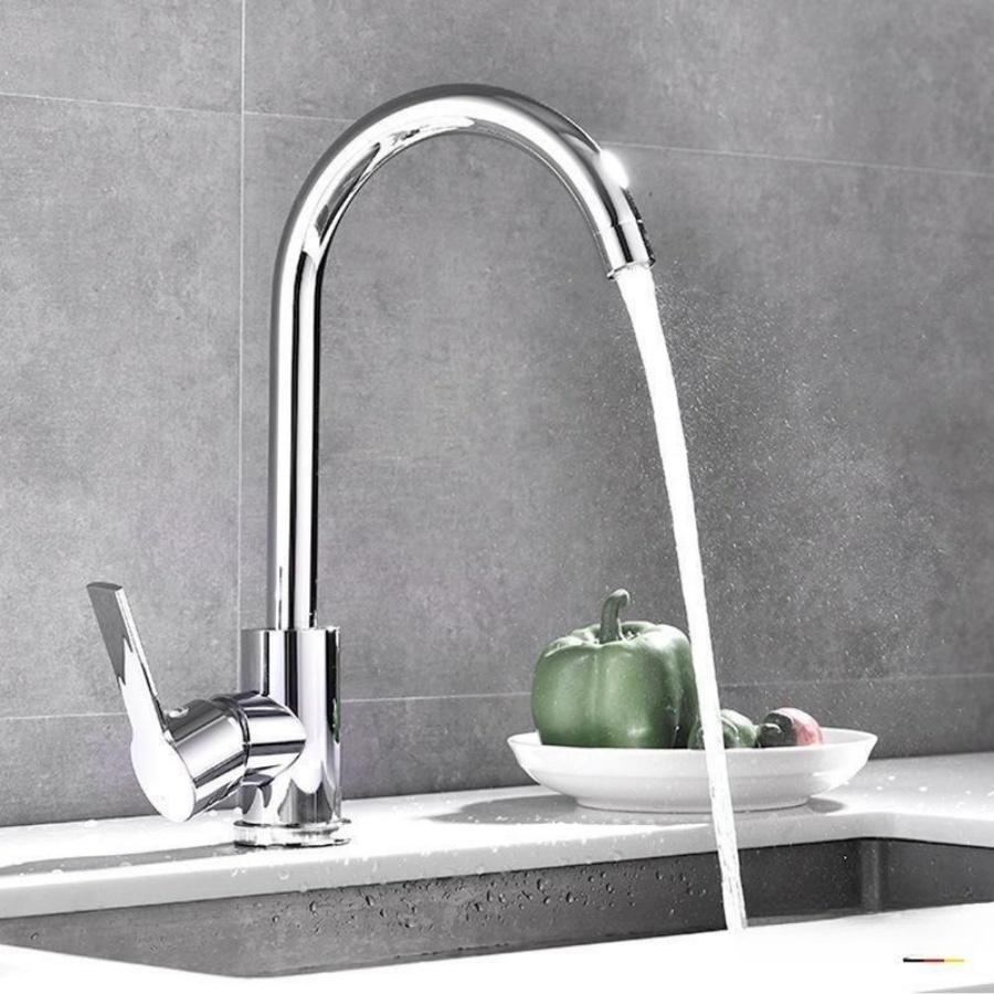 Kitchen Sink Faucet, 2 in 1 Cold & Hot Water Faucet, Kitchen Rotatable Sink Faucet
