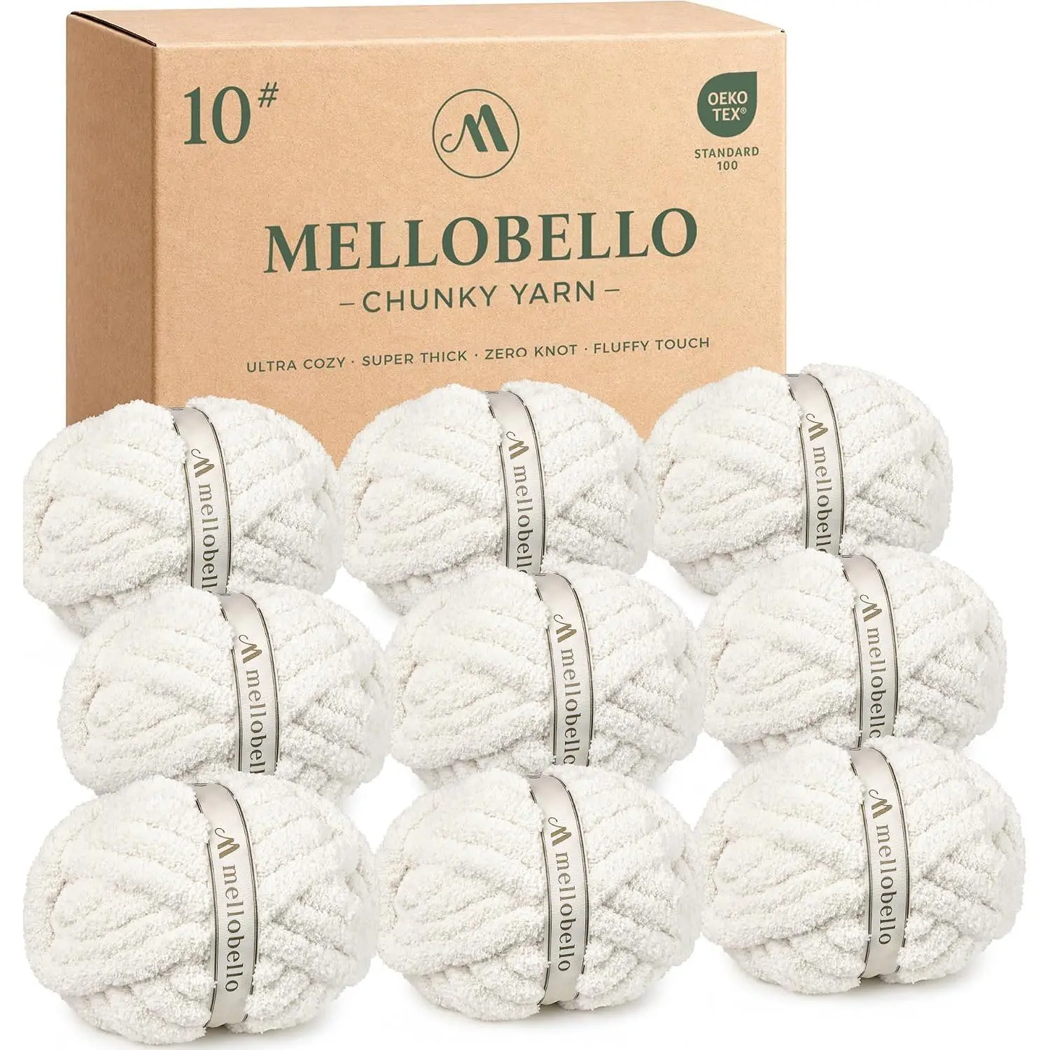 9 Pack Chunky Yarn for Hand - Chunky Yarn for Crocheting,Soft Bulky Yarn, (22yds,8oz Each Skein),