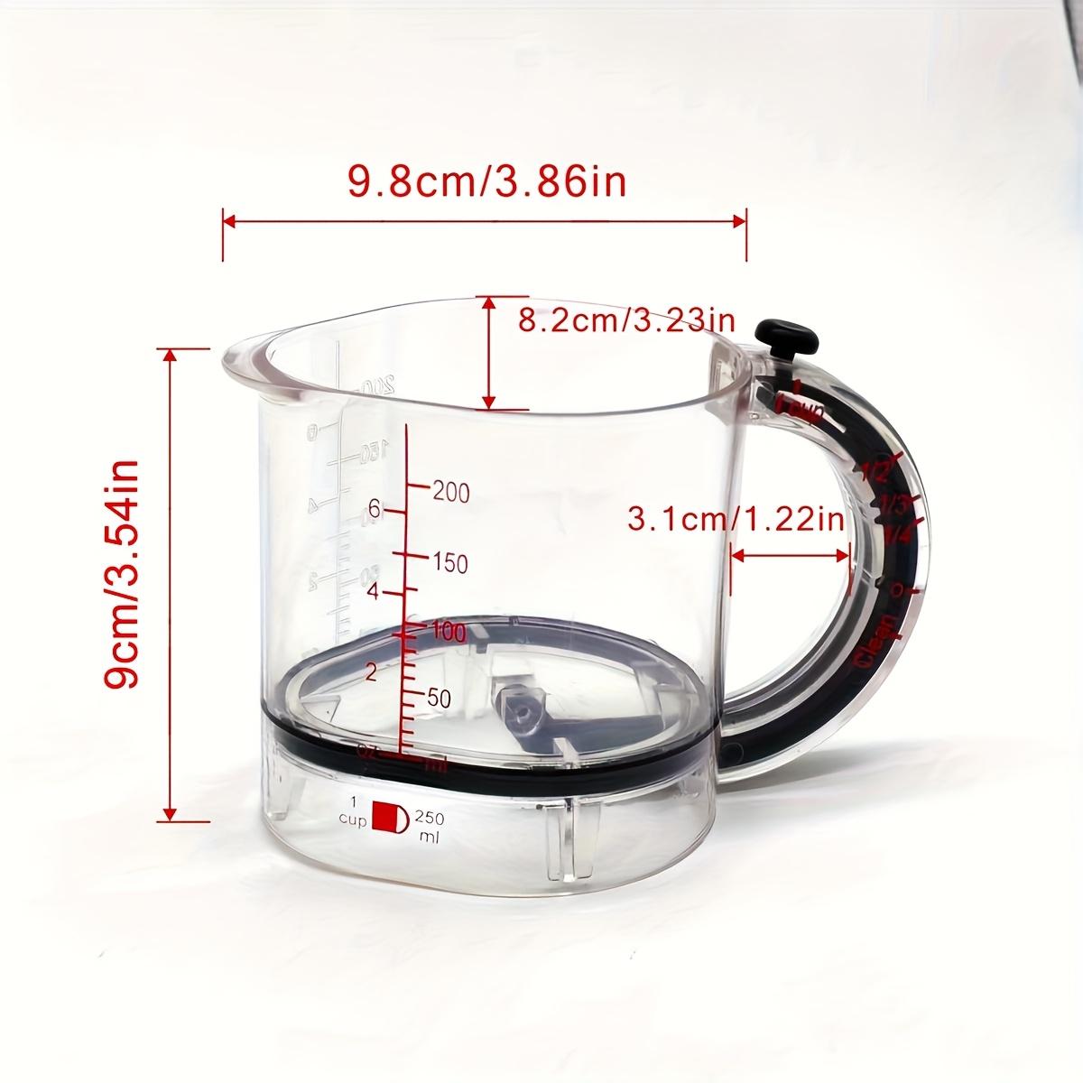 Multi functional adjustable measuring cup set, durable kitchen tools, easy to clean design, ideal choice for cooking and baking essentials, space saving structure, Utensils