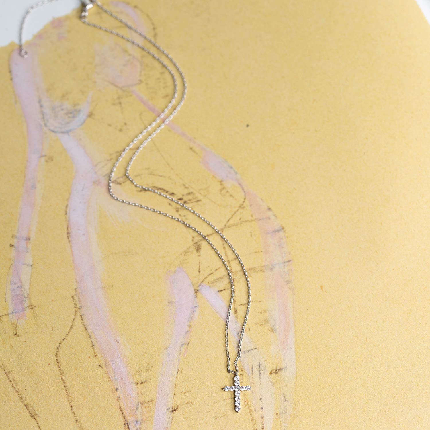 EAMTI Easter Cross Necklace for Women Men