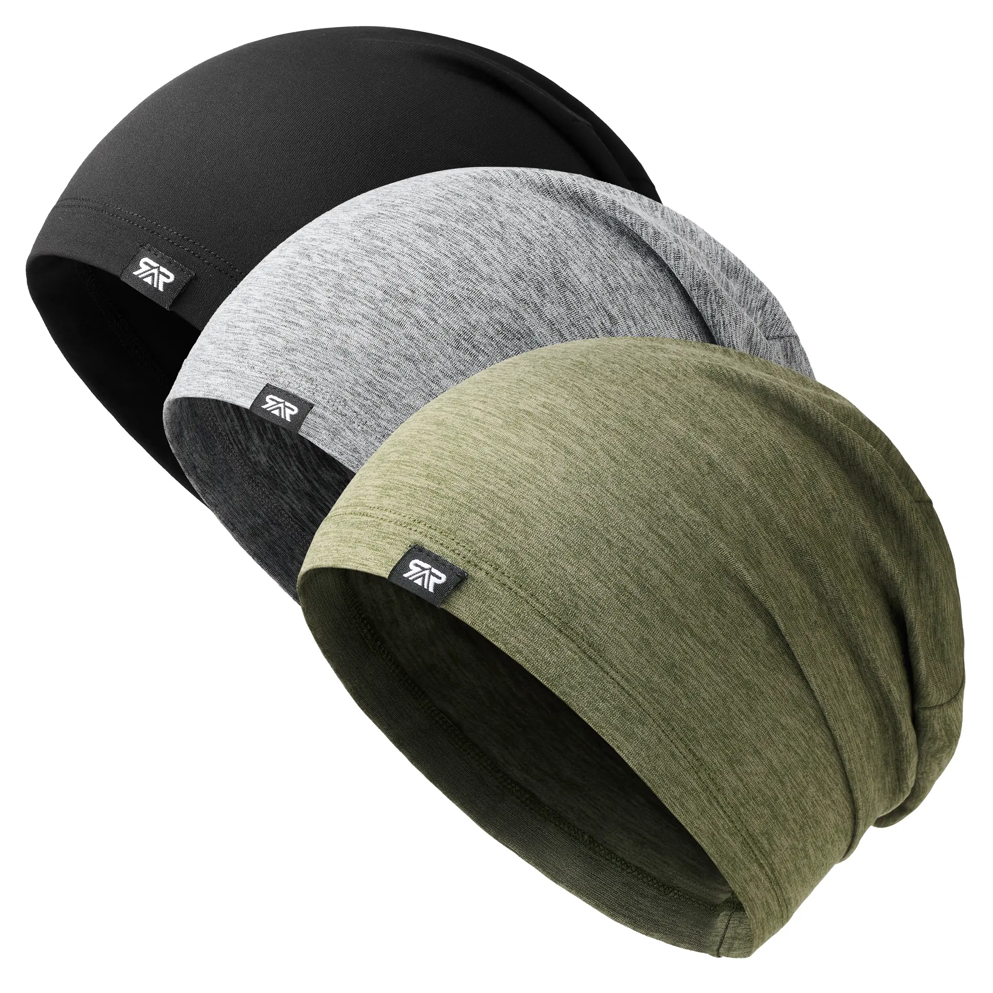 Black + Deep Linen Gray + Gray Green