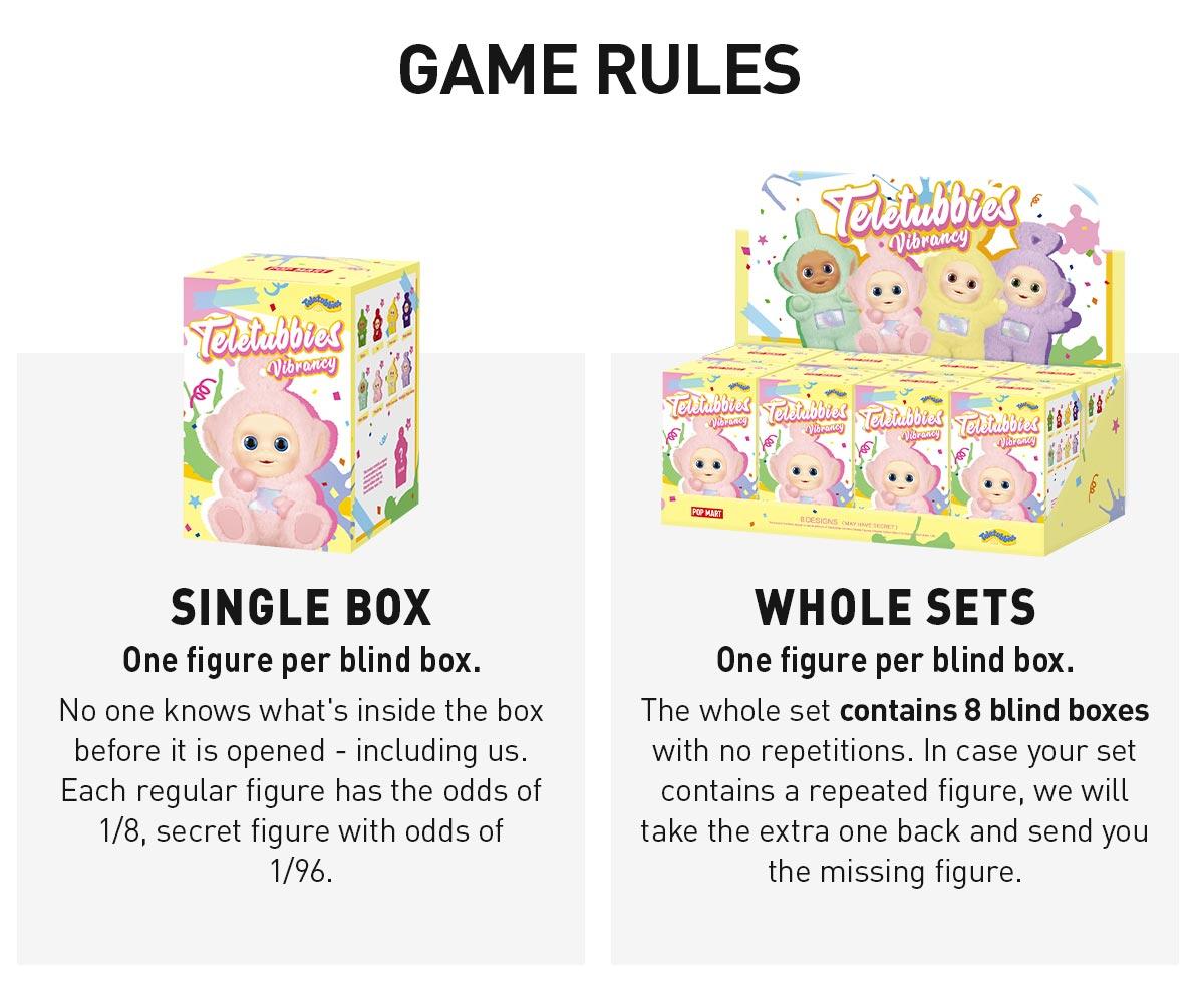 POP MART Teletubbies Vibrancy Series Figures