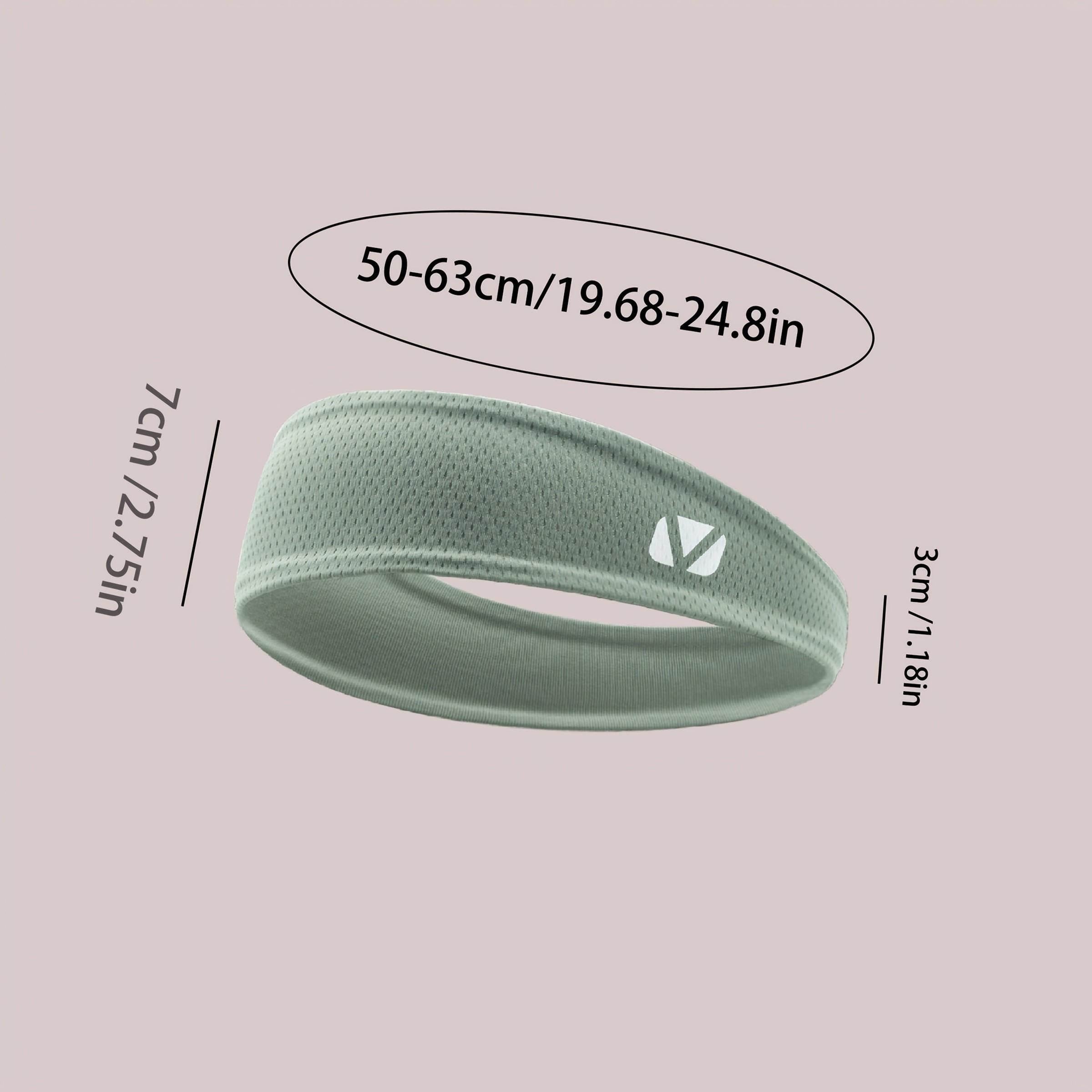 3-Pack Summer Cool Sports Headbands, Ice Silk Sweat-Resistant Hair Bands, Ideal for Running, Gym, Yoga, Fitness Activities