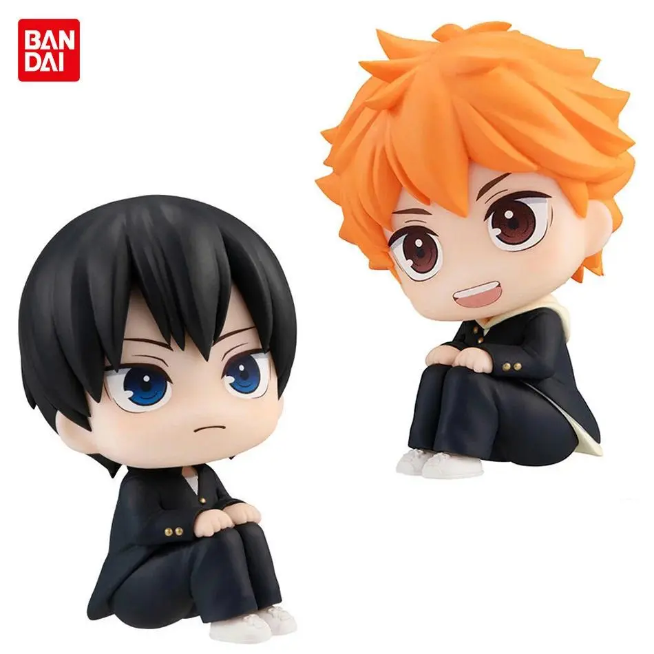 2026 New hot item 10cm Anime Haikyuu Figure Hinata Shoyo Tobio Kageyama 2pcs Set Action Figural Doll Toy Car Kawaii Decoration PVC Model Kids Gift