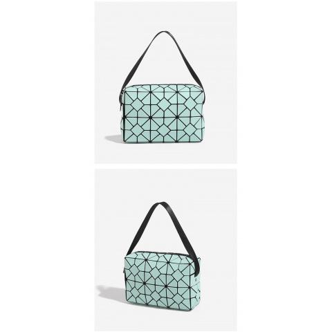 New Summer Autumn Trendy Unique Design Geometric Rhombus Cupid Small Square Bag, Versatile Single Shoulder Crossbody Underarm Bag