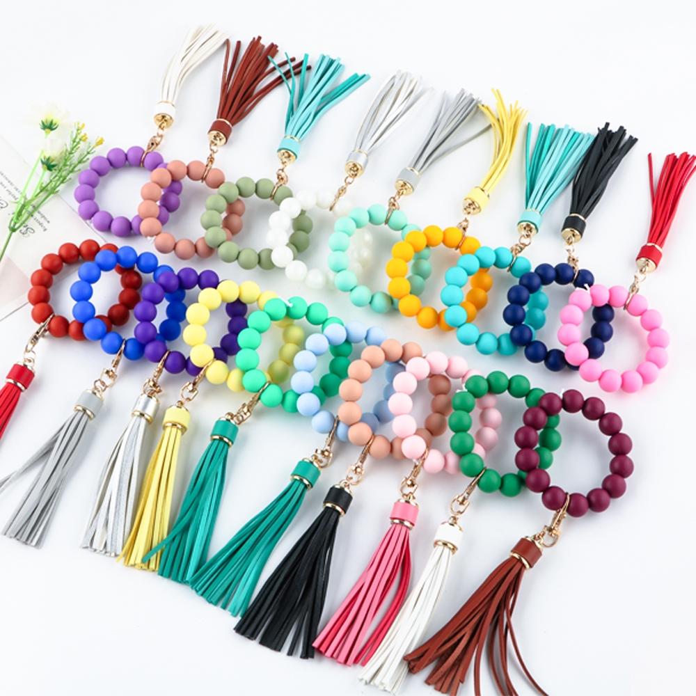 Mixed Color Round Silicone Bead (50pcs), DIY Jewelry Accessories for Bracelet & Necklace, DIY Mix Beads Jewelry Making Supplies for Women & Teenager, Beading Making, Bead Assortment