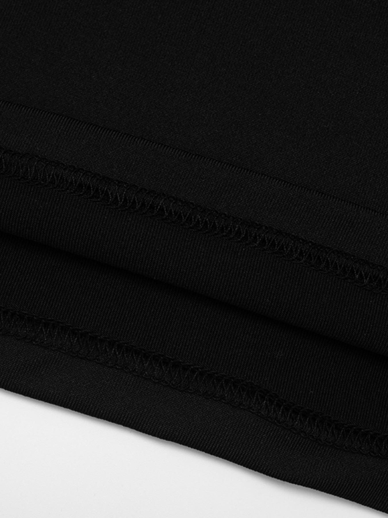 Elegant Women's Long Sleeve Deep V Neck Bodycon Dress, Comfortable Trendy Fashion, Perfect for Parties & Daily Wear