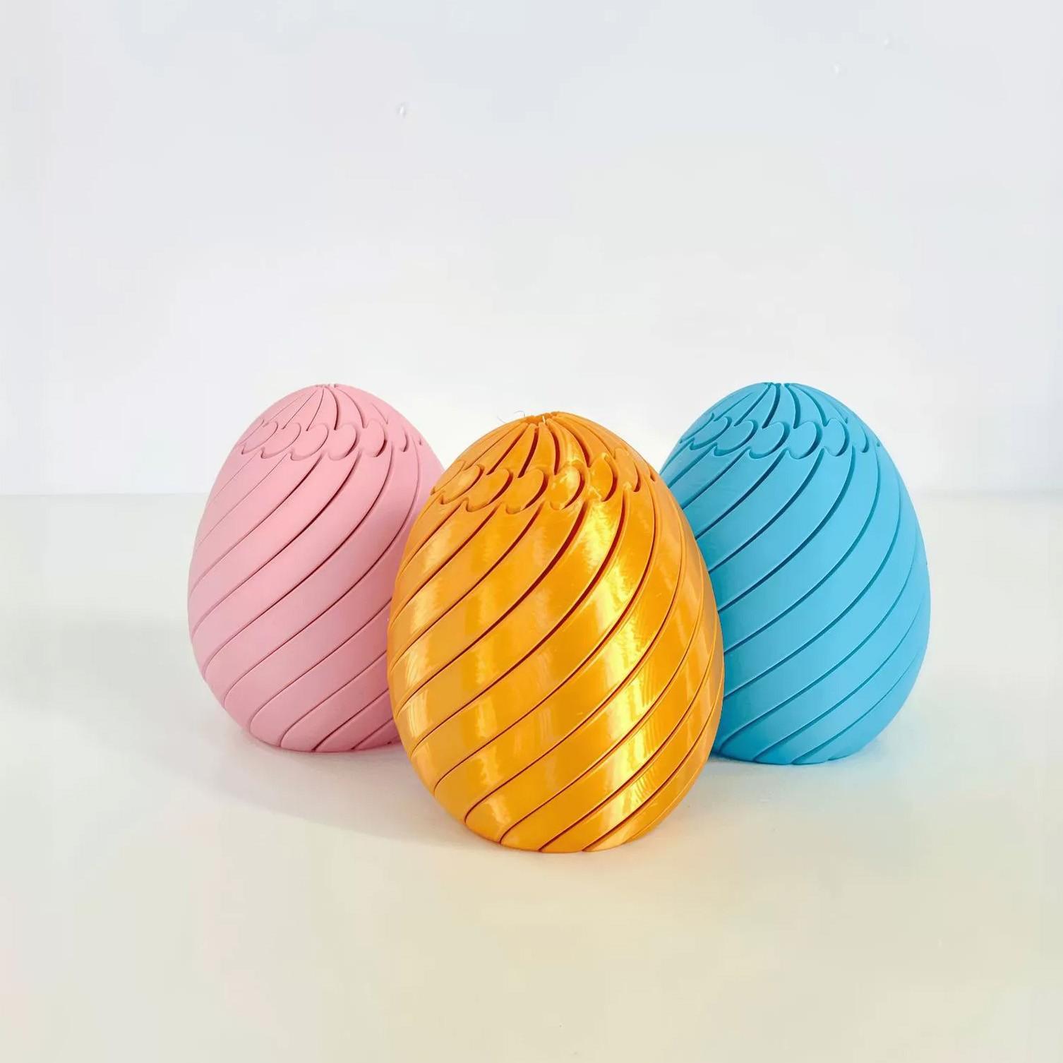 3D Printed Gear Ball Spin Ball Stress Relief Toy, Easter Egg Relaxation Gift for Kids & Adults, Perfect Easter Present