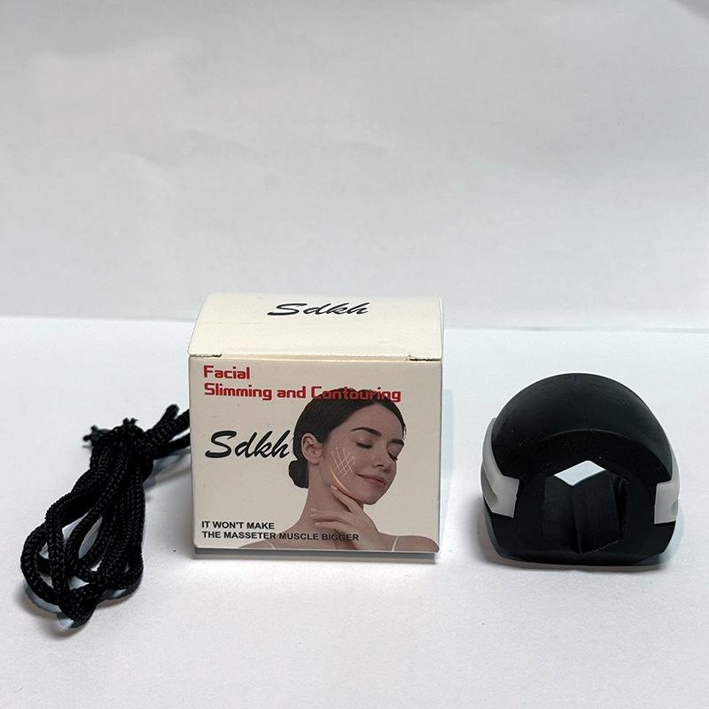 New Jaw Trainer Hanging Rope, Facial Muscle Training, Chin Line Exercise Ball, Suitable for Any Venue, Shape Jawline, Neck and Face Tightening