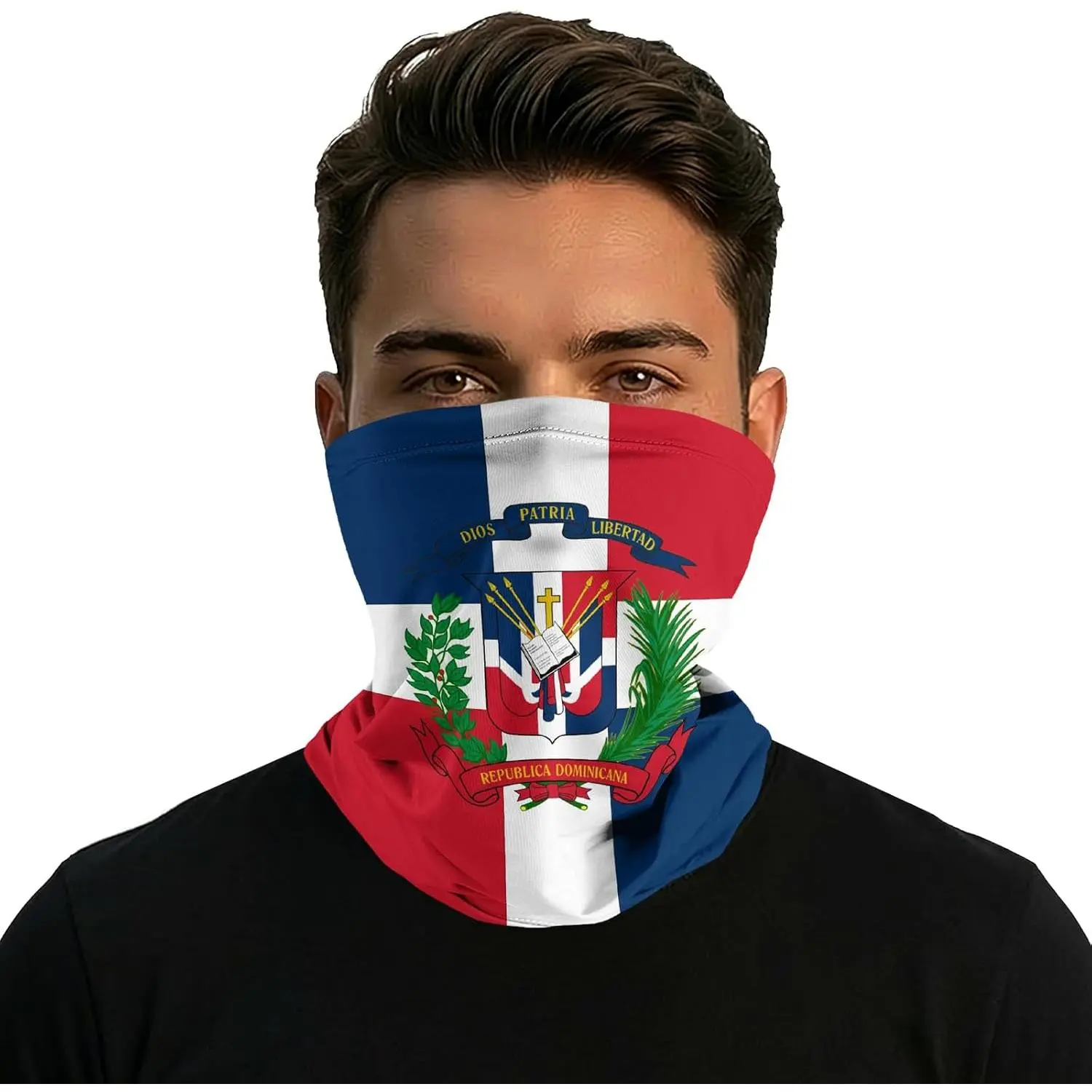 Neck Gaiter for Men Women, Flag Pattern Balaclava Face Mask Scarf, Breathable Versatile Fashion Headband Bandana