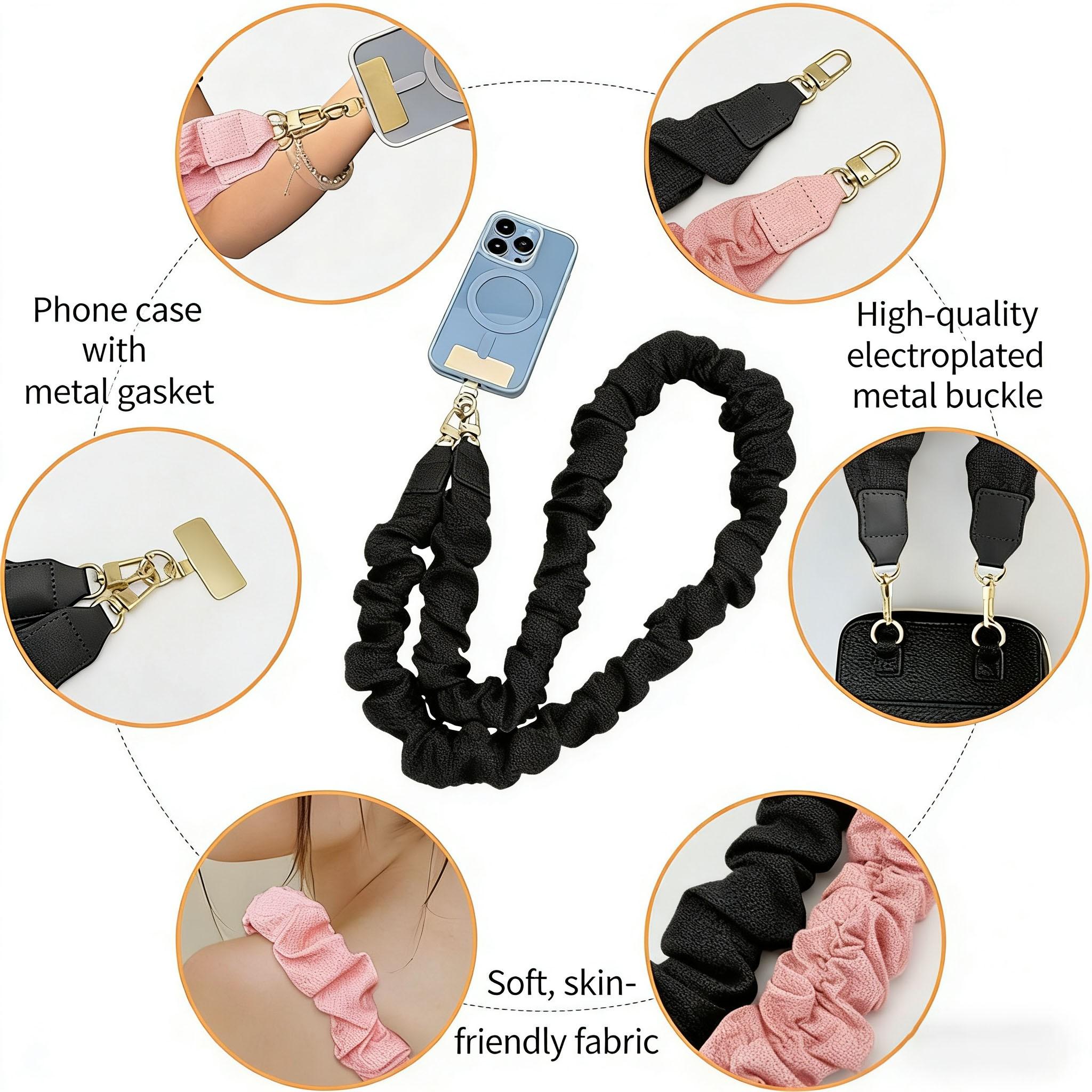 Foldable Cloud Phone Lanyard, Crossbody Anti-Loss Neck Strap, Suitable for All Models, Summer Commute Women's Accessory