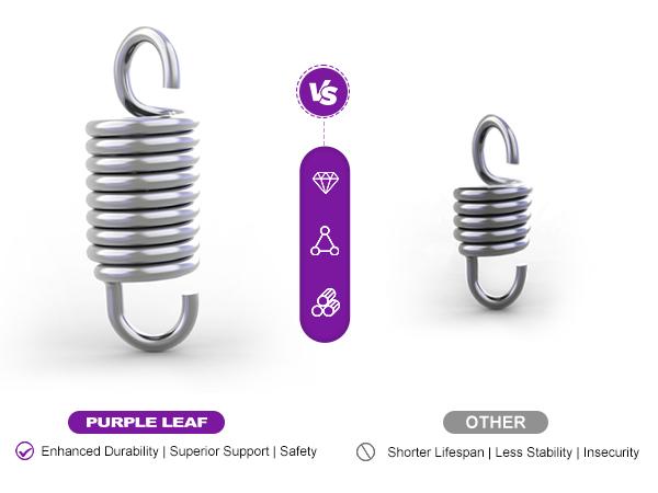 PURPLE LEAF Outdoor Patio Porch Swing Adjustable Backrest, 3-seat Swing Chair with Weather Resistant Steel Frame for Backyard ,Pillows Included