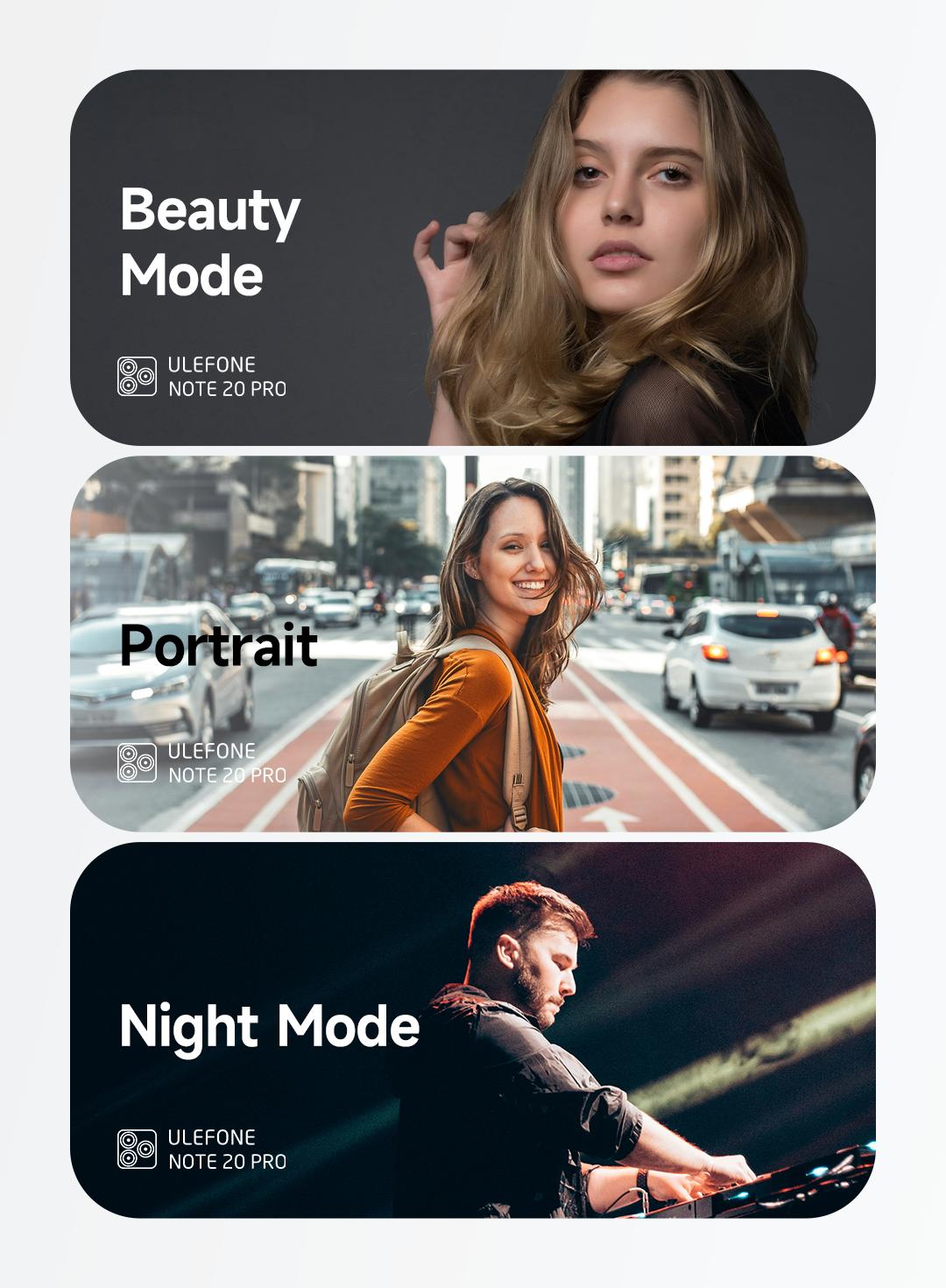 Ulefone Note 20 Pro Unlocked Cell Phones, 4G Smartphones,Android 14 , 6000mAh Mega Battery, 8GB + 128GB/256GB, 6.75" Large Waterdrop Display 90Hz + 50MP Main Camera+8MP Selfie Camera+2MP Macro Lens , Ultra-Slim Lightweight, Face Unlock& Fingerprint ID