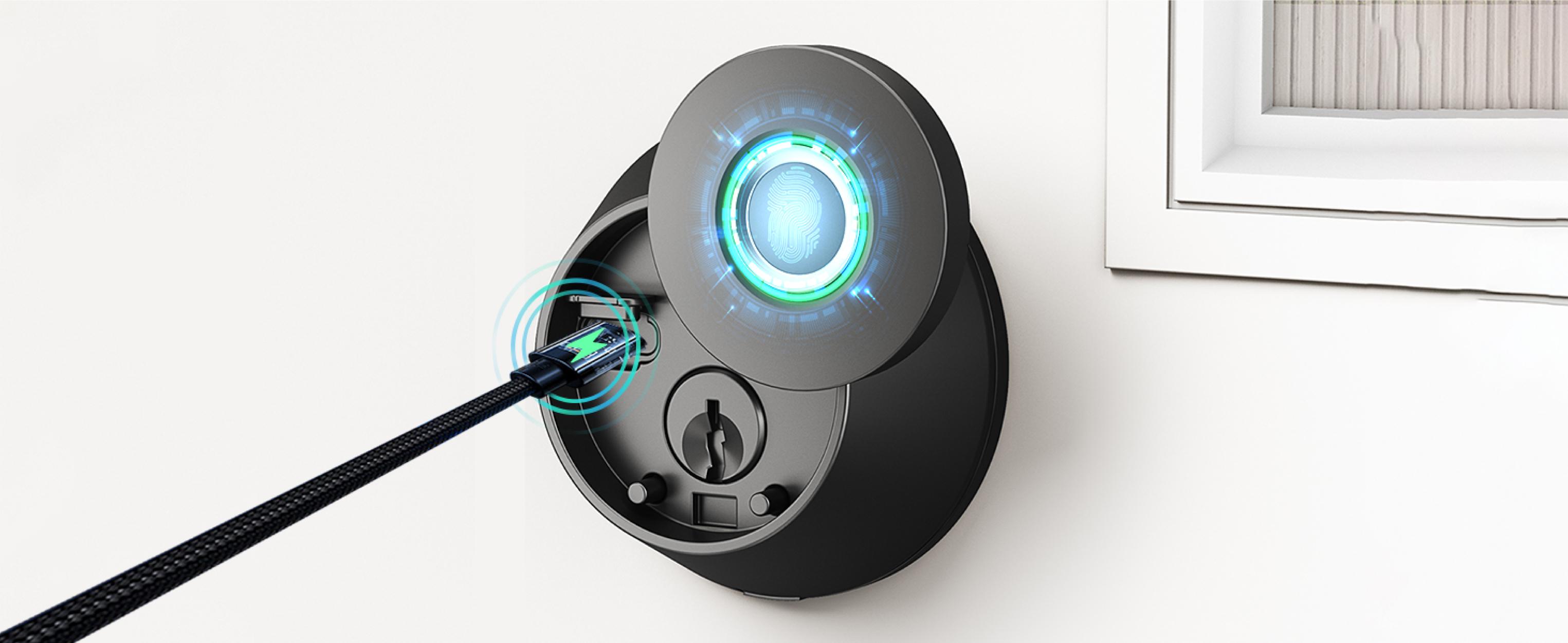 Valentine's Day Gift EUERTE 3th Gen Fingerprint Door Lock with App Smart Deadbolt Auto Lock Easy Install Great For Home Perfect Replacement The Traditional Deadbolt FathersDayGift