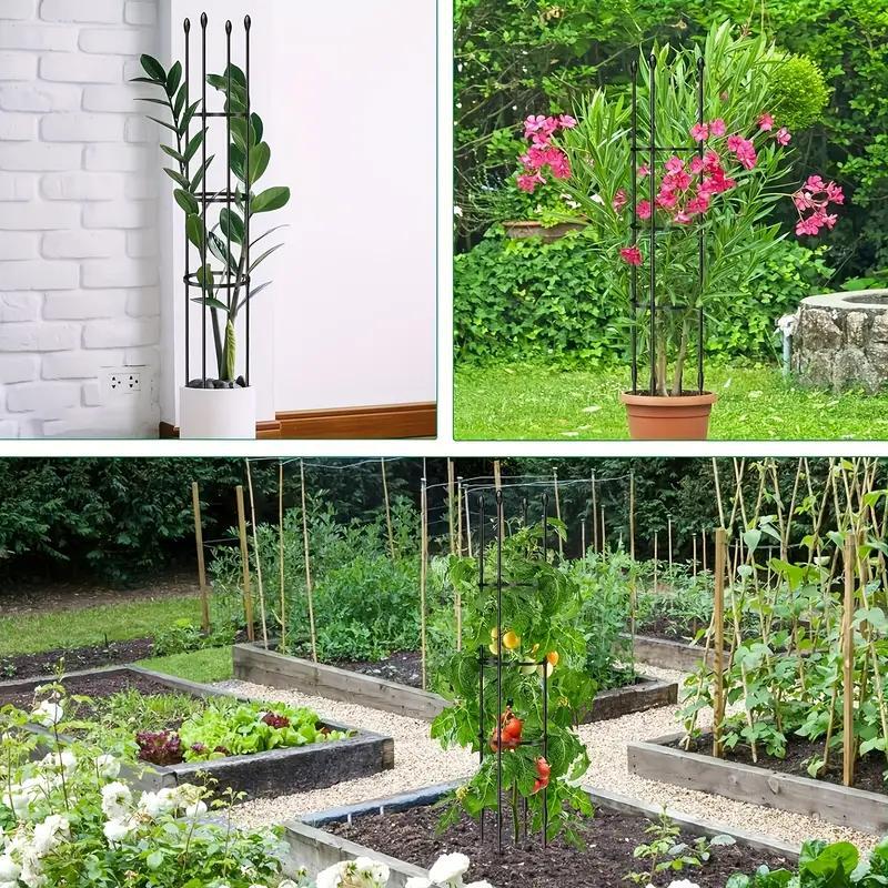 Adjustable Stackable Garden Lattice, Garden Trellis, Indoor Outdoor Rust-Resistant Plastic Plant Stand, Easy Assembly Climbing Plants Support