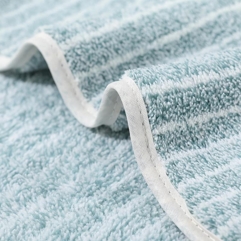 3-Piece Bathroom Towel Set with Striped Pattern - 1 Bath Towel + 1 Hand Towel + 1 Washcloth, Soft Absorbent Fabric for Family Daily Use & Guest Room, Premium Bath Towels, Water Absorbent Towel
