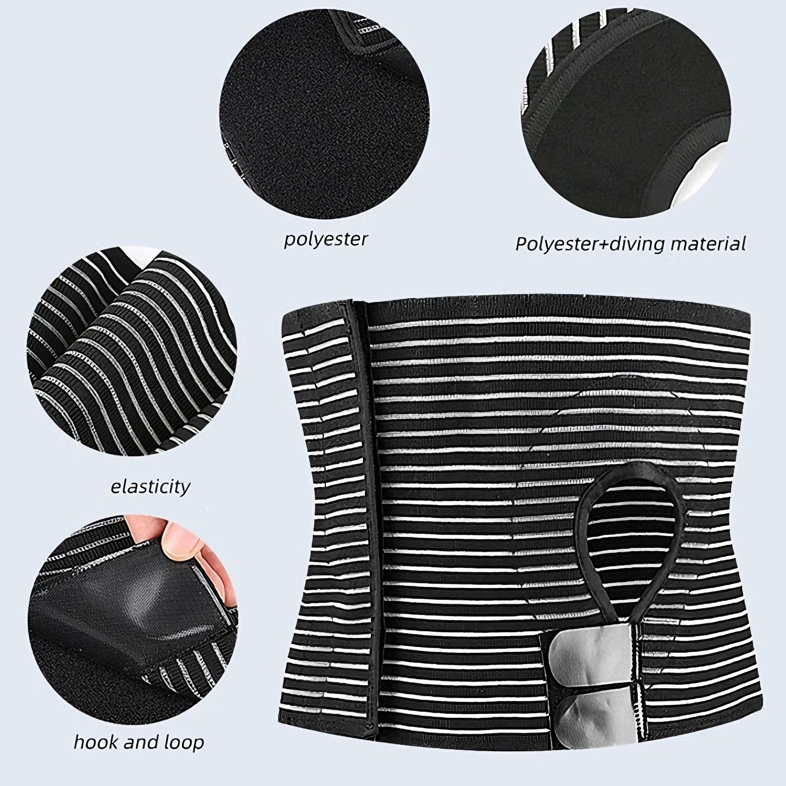 Ostomy Support Belt Adjustable Abdominal Binder for Colostomy Ileostomy Stoma Care, Elastic Waist Belt  Breathable Hernia Support Brace for Postoperative Care & Daily Comfort