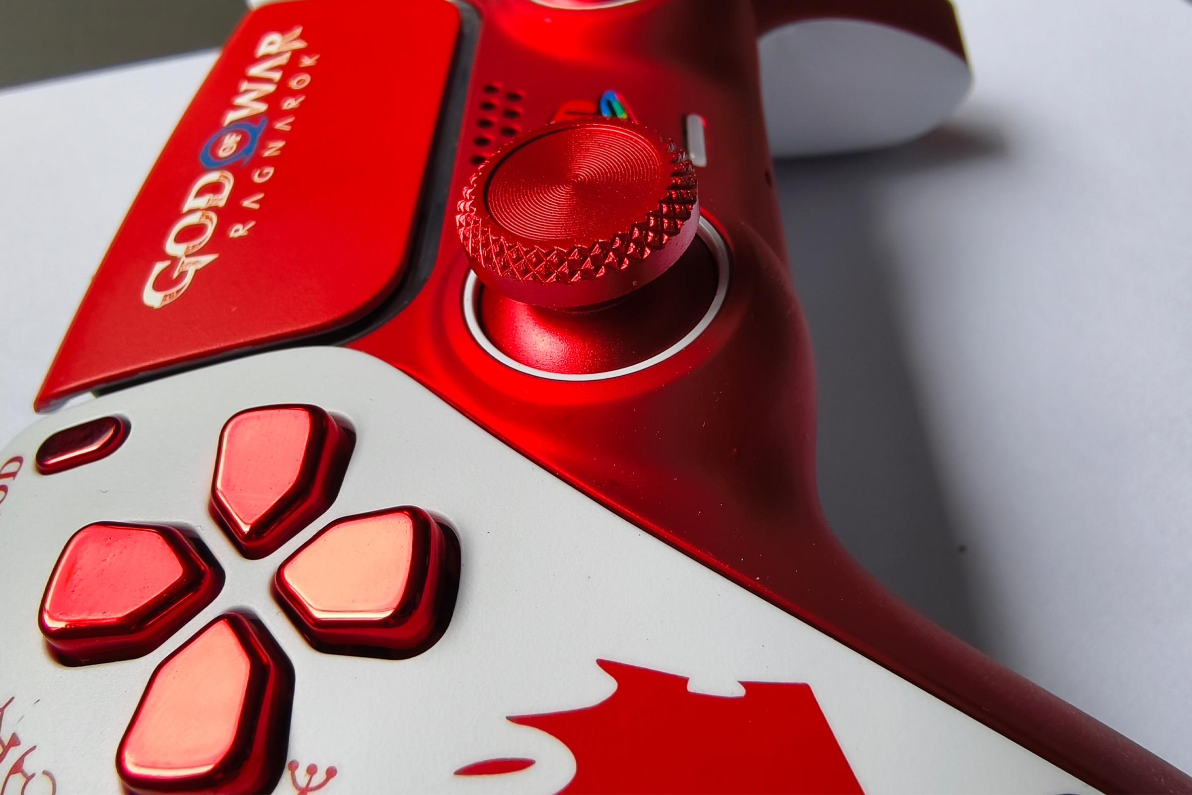 Ps5 Game Controller Replacement Shell Cover, Creative Ip Bottom Shell Decorative Strip, Compatible with Ps5 Handheld Console Accessories