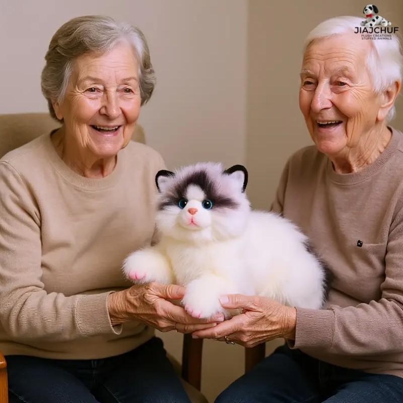 Plush Cat Doll Companion Toy, Soft Stuffed Animal Figure, Cute Kitten Plushie for Kids Girls, Perfect Gift for Children Plush Cat Doll Companion Toy, Soft Stuffed Animal Figure, Cute Kitten Plushie for Kids Girls, Perfect Gift for Children