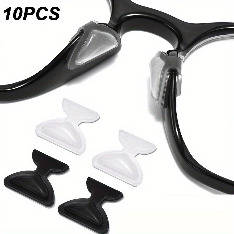 Unisex 10-Pack Soft Silicone Butterfly Nose Pads - Self-Adhesive Air Cushion, Easy-to-Attach, Comfortable Accessories for Everyday Eyewear