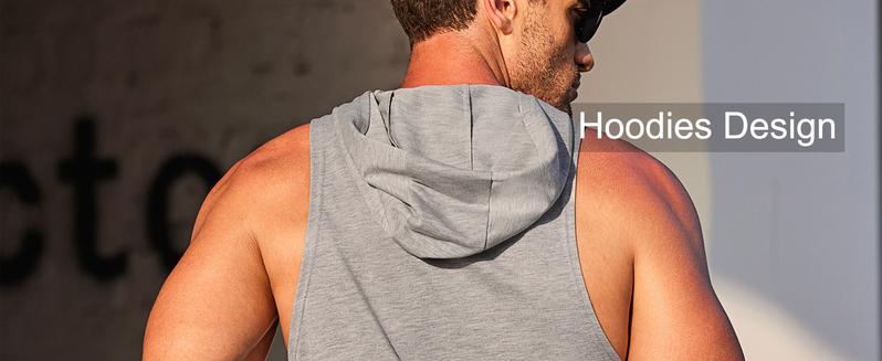 KZZ Men's Solid Kangaroo Pocket Hooded Sports Vest Loose Fit Sleeveless Fitness Hoodie for Summer Gym Workout Running Fathers Day Gift Training Shirt Modern Sportswear KZZ Men's Solid Kangaroo Pocket Hooded Sports Vest Loose Fit Sleeveless Fitness Hoodie for Summer Gym Workout Running Fathers Day Gift Training Shirt Modern Sportswear